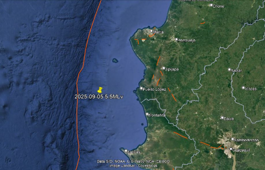 Fuerte sismo sacude costa de Ecuador: esto se sabe del movimiento frente a Puerto López