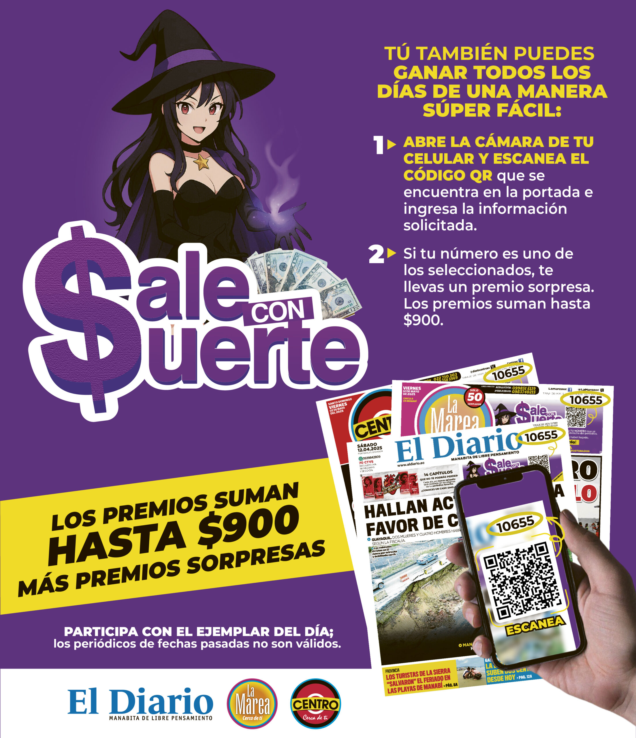 Banner violeta