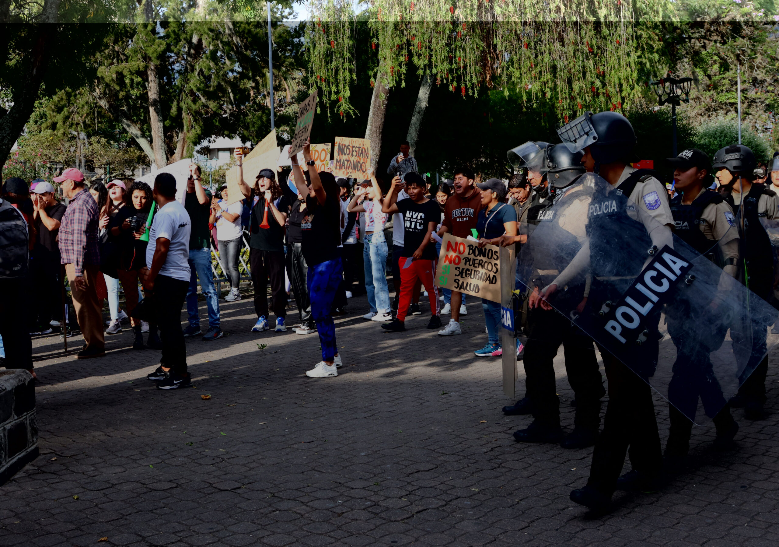 Conaie mantiene paro nacional con cierres de vías y 103 heridos en 22 provincias. FOTO: API.