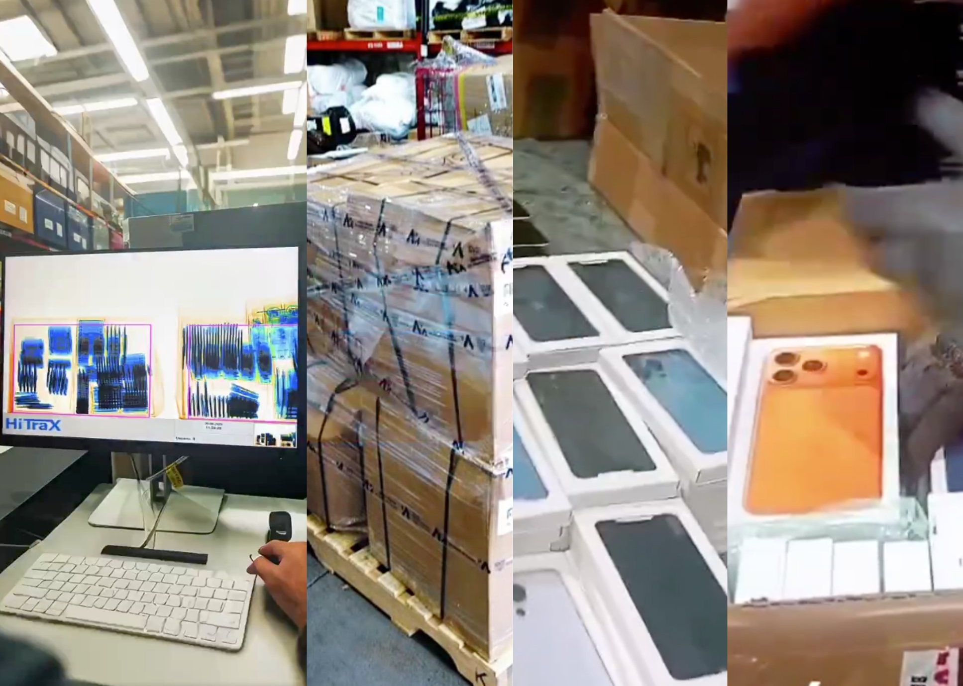 Aduanas del Ecuador decomisa más de 1.200 celulares iPhone camuflados como generadores eléctricos en Quito