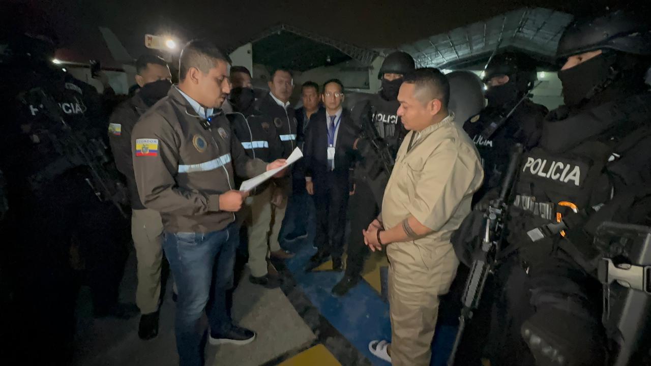 Alias “Fede” es trasladado a La Roca tras su recaptura en Colombia