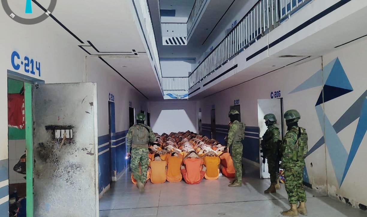 Fuerzas Armadas reubican a más de 7.000 privados de libertad en Penitenciaría del Litoral