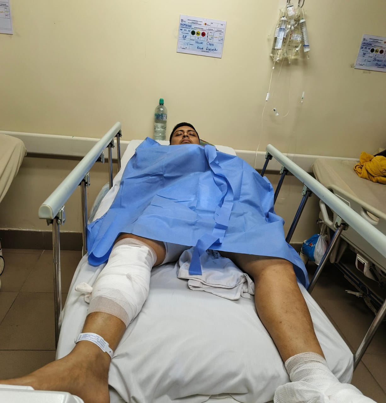 Herido en ataque armado Kevin Yasan lucha por su vida tras balacera en licorería de Santo Domingo