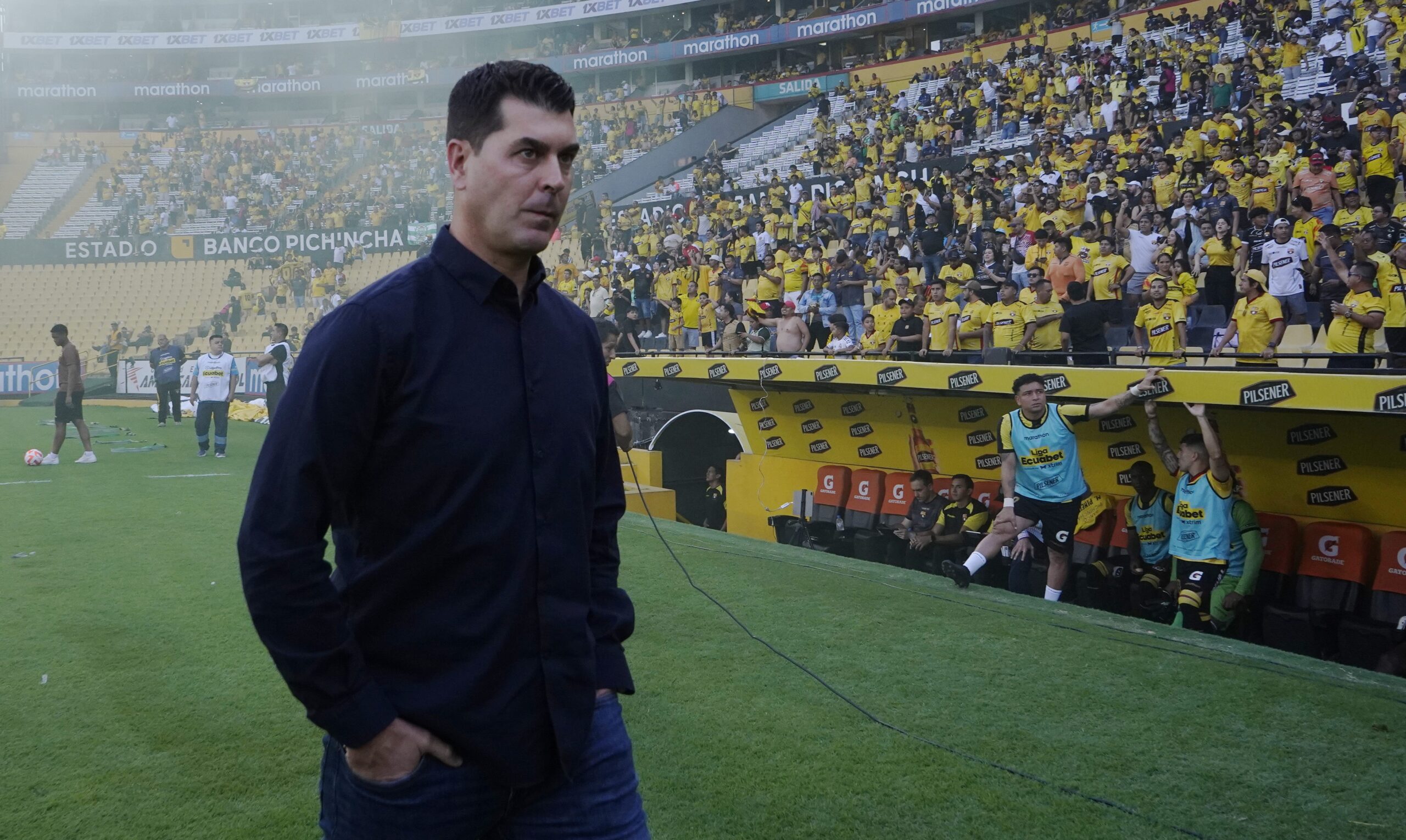 Ismael Rescalvo asume responsabilidades tras caída de Barcelona SC ante IDV