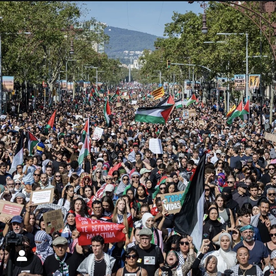 Miles protestan en Europa por Palestina y contra la ofensiva en Gaza