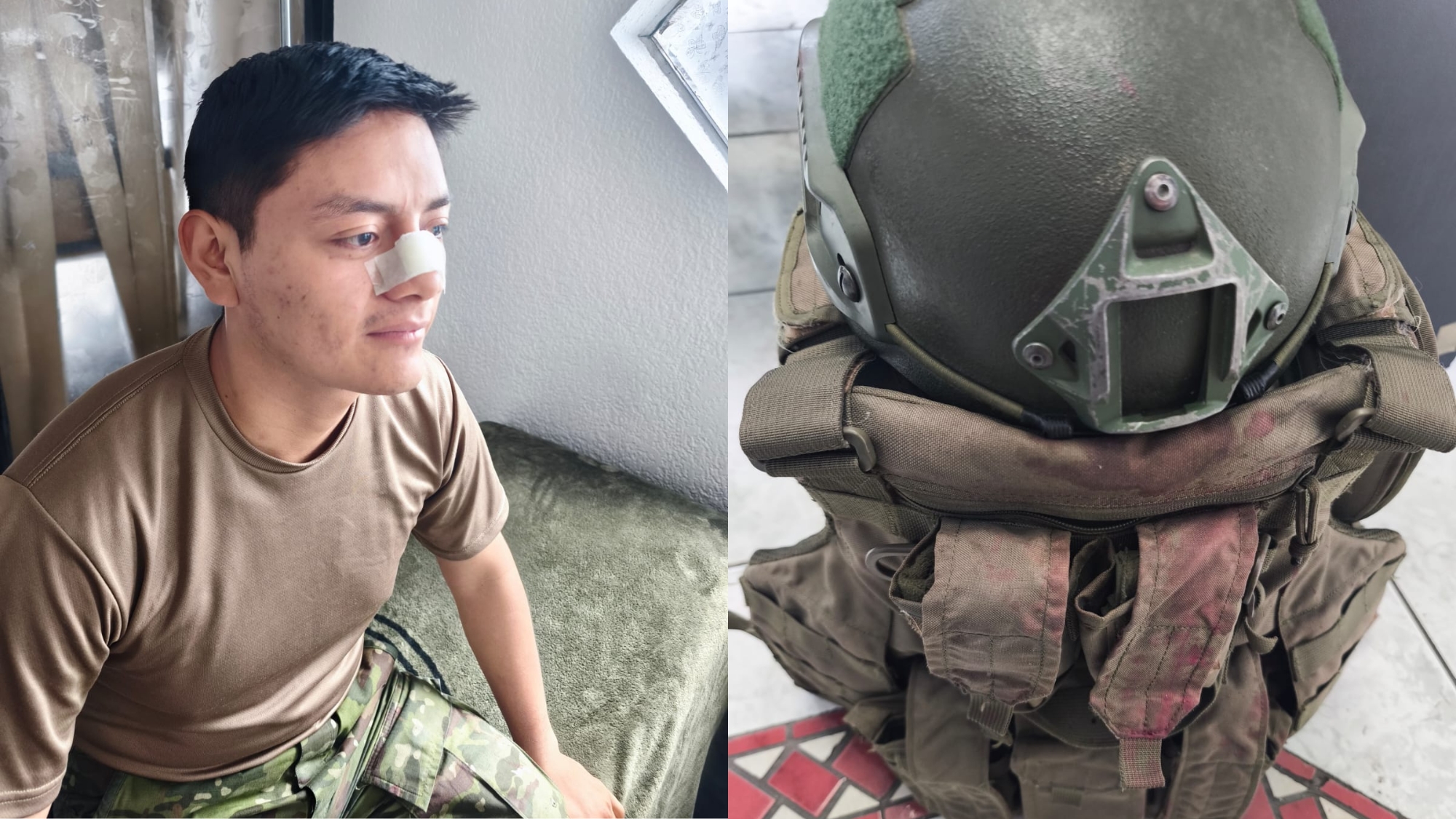 Militar resulta herido durante operaciones de habilitación vial en Cañar