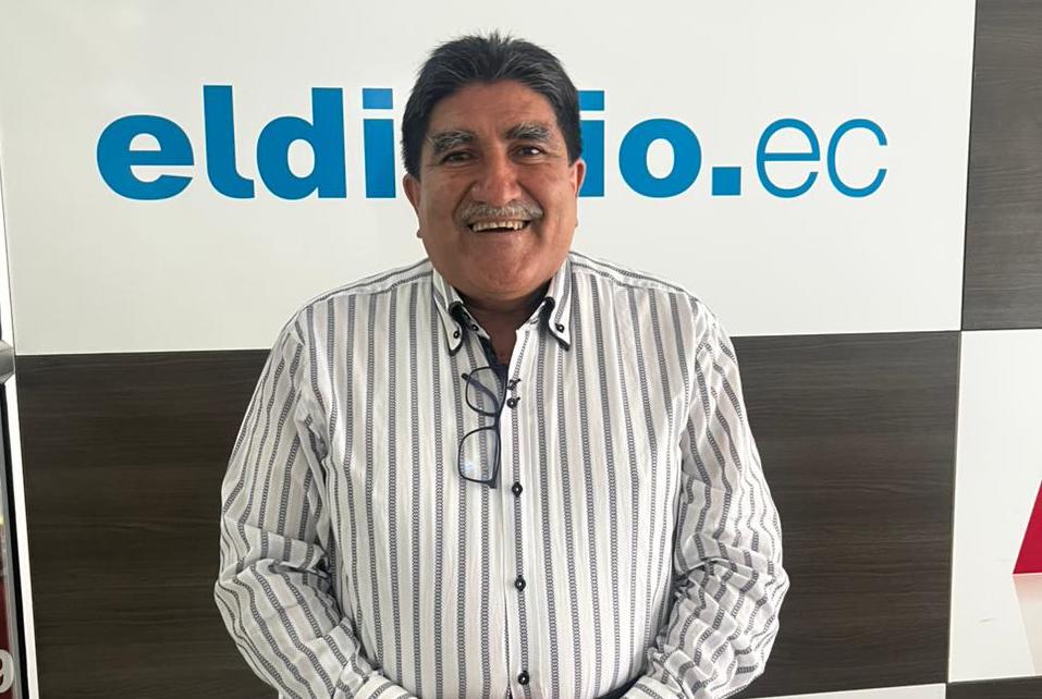 Orlando Ponce, presidente de la Junta Cívica del Pueblo de Portoviejo