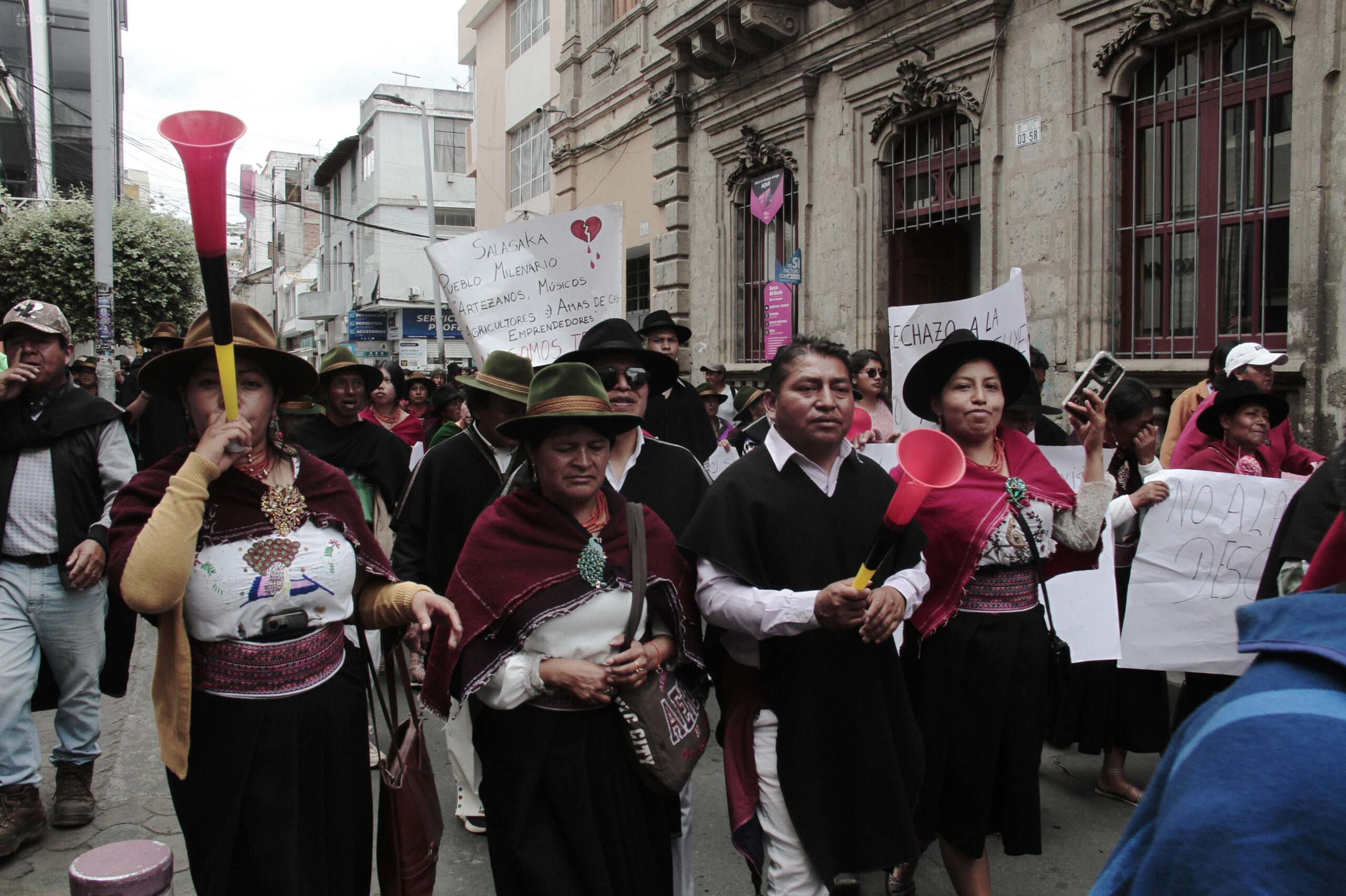 Paro nacional Fiscalía de Ecuador aplica penas de prisión por hasta 26 años.