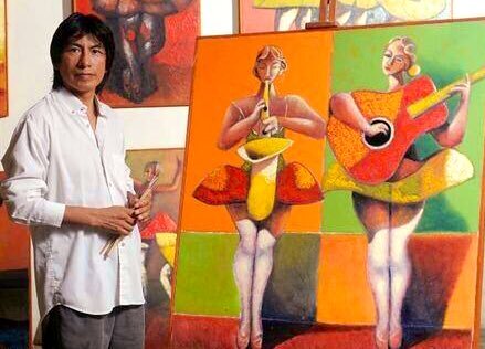 Pintor Ecuatoriano Quimbita presenta su visión andina en Lima