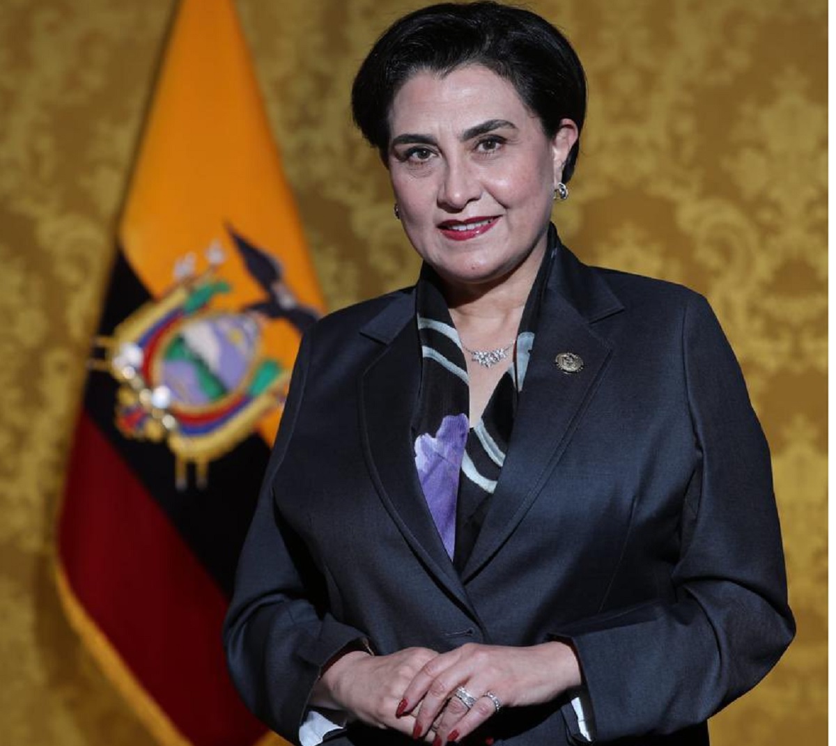 Gabriela Sommerfeld, ministra de Relaciones Relaciones Exteriores y Movilidad Humana de Ecuador. FOTO: @gabisommerfeld