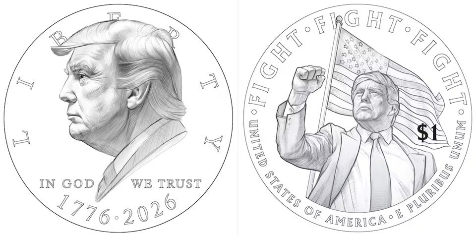 Gobierno de Trump estudia incluir su imagen en dólar conmemorativo de 2026
