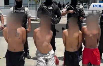 Cuatro detenidos por secuestro exprés de conductor de camión en Manta.