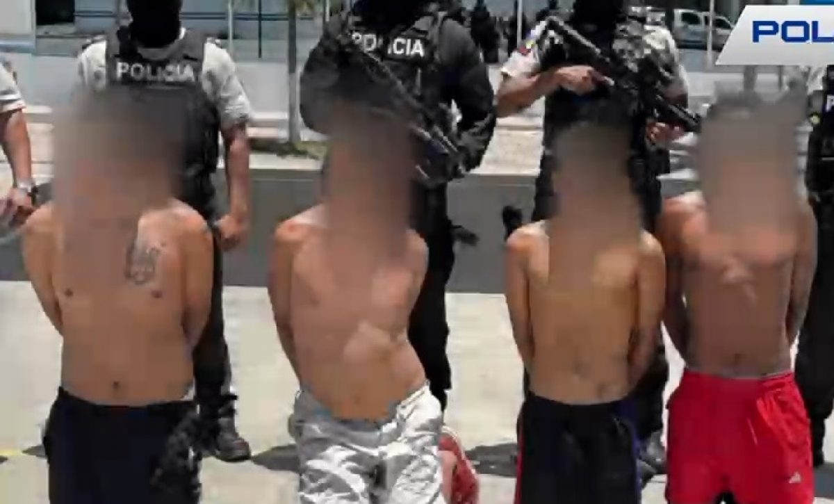 Cuatro detenidos por secuestro exprés de conductor de camión en Manta.