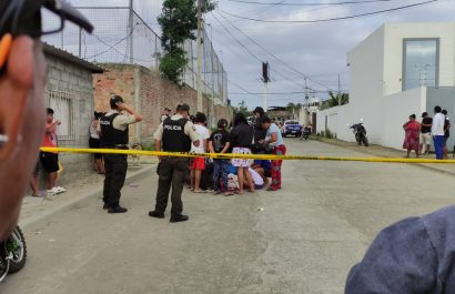 El crimen de Cristhian Geovanny Cajape Briones, el terce miembro de esta familia, ocurrió la mañna del miércoles.