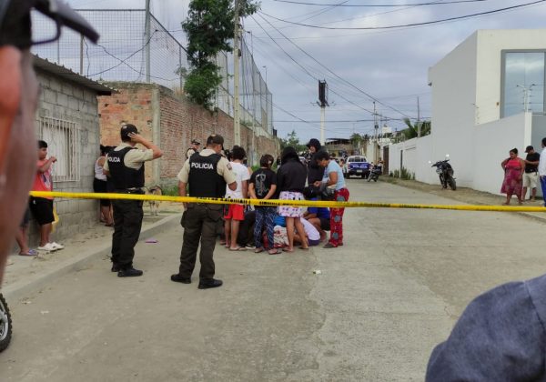 El crimen de Cristhian Geovanny Cajape Briones, el terce miembro de esta familia, ocurrió la mañna del miércoles.