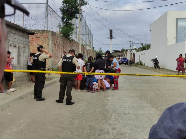 El crimen de Cristhian Geovanny Cajape Briones, el terce miembro de esta familia, ocurrió la mañna del miércoles.