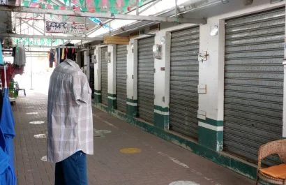 La zona comercial de Tarqui, en Manta, atraviesa una crisis marcada por el cierre de entre 100 y 120 locales.