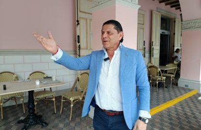 Hugo Vargas, presidente de la Cámara de Comercio de Manta.