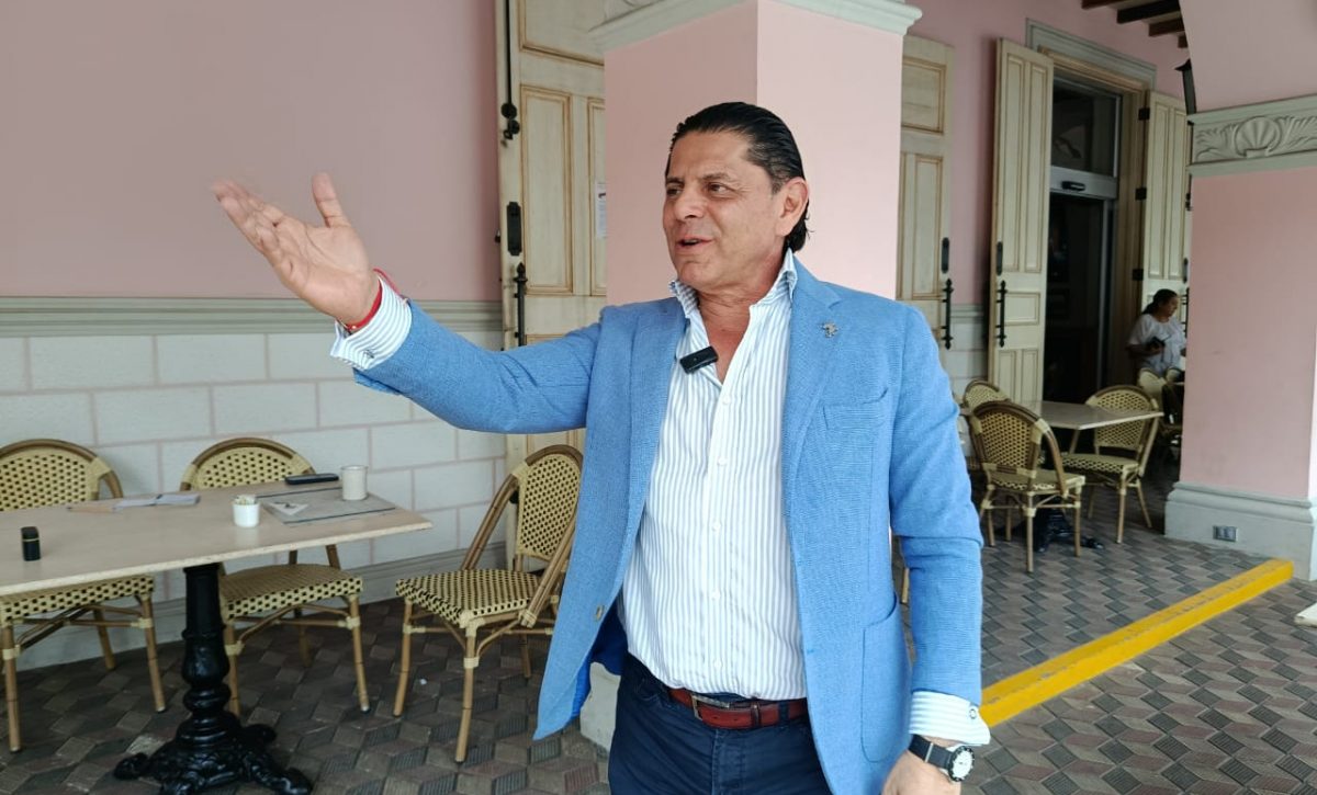 Hugo Vargas, presidente de la Cámara de Comercio de Manta.