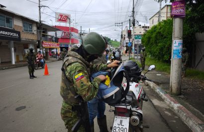 Militarizan Calceta para resguardar la seguridad