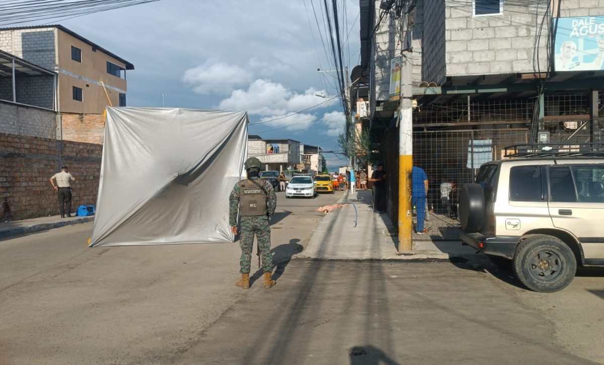 Asesinato con fusil en el barrio Santa Martha de Manta