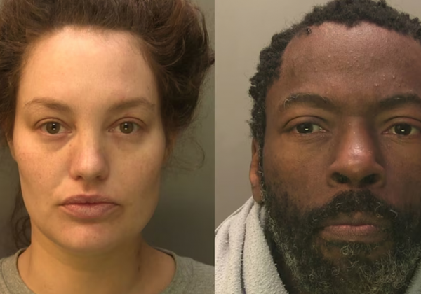 14 años de prisión para aristócrata británica y su novio por matar a su bebé