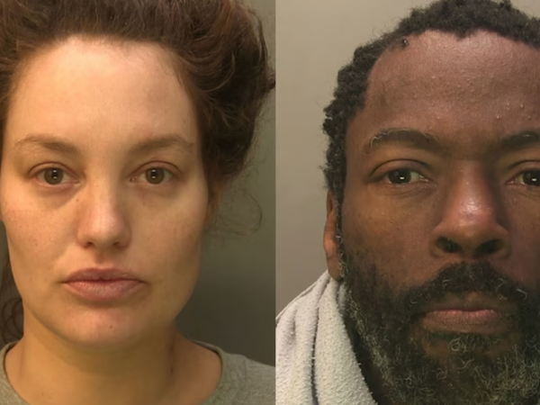 14 años de prisión para aristócrata británica y su novio por matar a su bebé