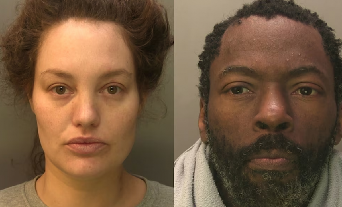 14 años de prisión para aristócrata británica y su novio por matar a su bebé