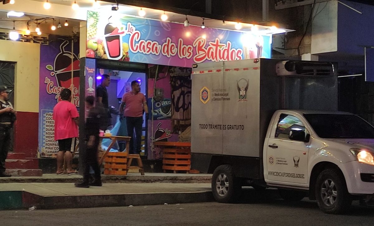 El atentado ocurrió en el centro de Montecristi la noche del 10 de julio.