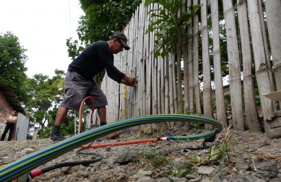 Deslizamiento activo impide restablecer el servicio normal de agua en Libertad 2 y Miraflores Alto