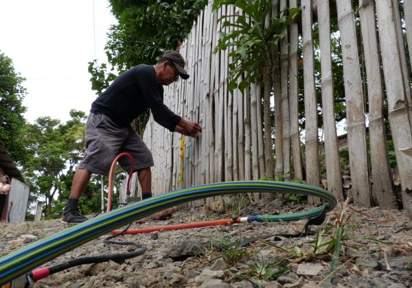 Deslizamiento activo impide restablecer el servicio normal de agua en Libertad 2 y Miraflores Alto