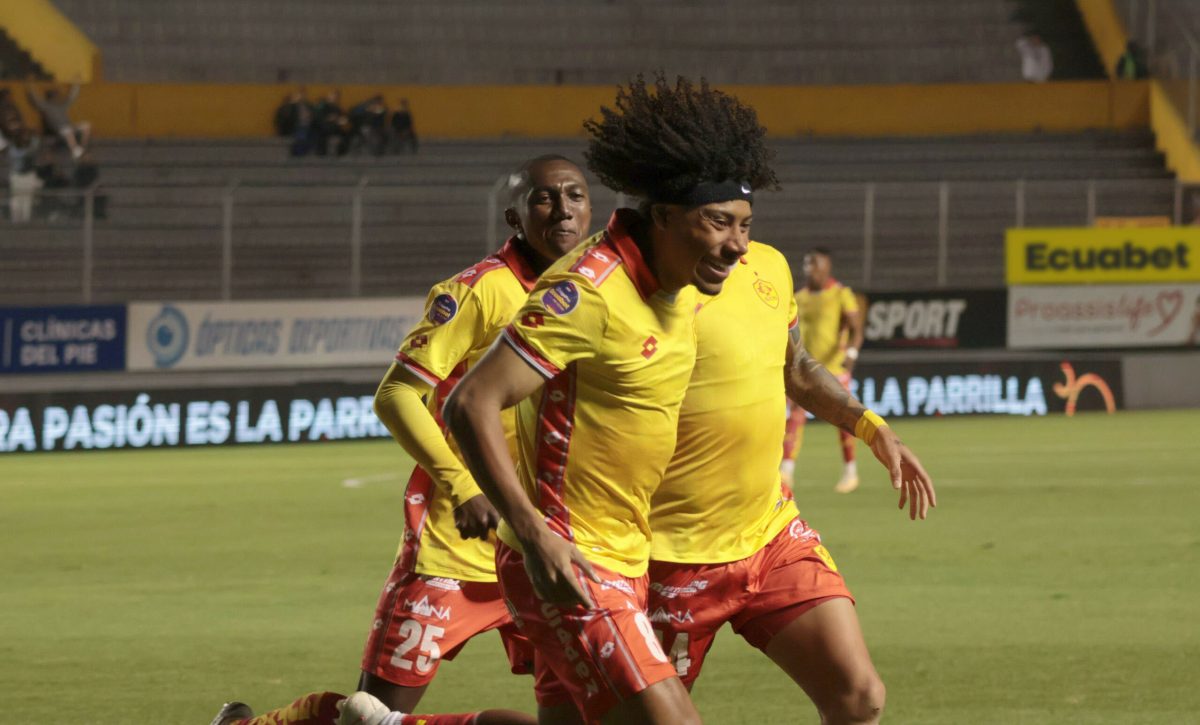 Ángelo Mina, jugador del Aucas, anotó el tanto para su equipo a los 18 segundos.