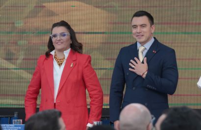 Dispositivo de seguridad se activa para ceremonia de posesión de Noboa y Pinto