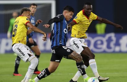 Sangolqui, martes 27 de mayo del 2025 
Cotejo entre Independiente del Valle vs. Barcelona, por la fecha 6 de la fase de Grupos de la Conmebol Libertadores 2025, en el Estadio Banco de Guayaquil. 
Fotos : API / Rolando Enríquez