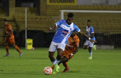Mateo Ortiz, jugador del Manta FC.