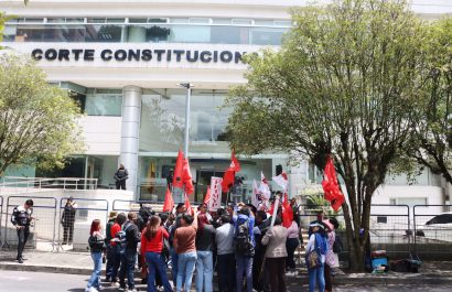 La Corte Constitucional aprobó el dictamen que permite convocar a una consulta popular para instalar una Asamblea Constituyente. FOTO: API.