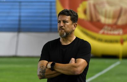 El técnico de Delfín SC, Patricio Urrutia. FOTO: API.