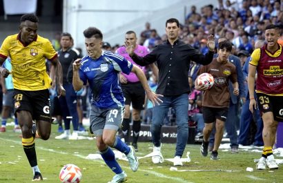 Guayaquil, domingo 14 de septiembre 2025
En el estadio George Capwell, Emelec se enfrenta a Barcelona en el tradicional Clásico del Astillero, en la fecha # 28 de la LigaPro Ecuabet 2025: César Muñoz/API