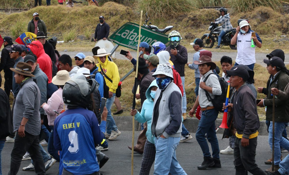 Las protestas reflejan la polarización en torno al Decreto Ejecutivo 126, que eliminó el subsidio, impactando a las familias ecuatorianas. FOTO: API.