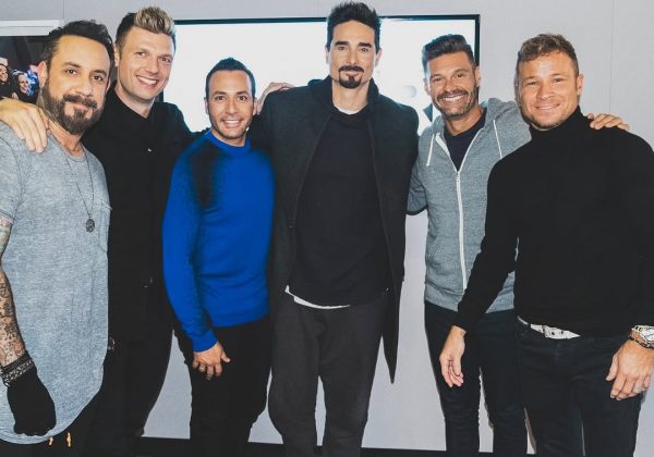 Brian Littrell (der.) es uno de los integrante de la banda estadounidense, Backstreet Boys. FOTO: rokspics (Instagram).