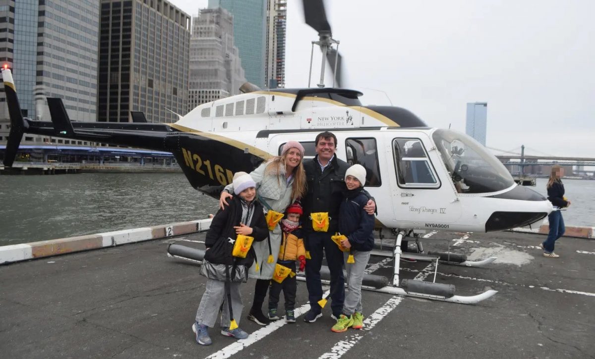 Familia española había llegado desde Barcelona, pero un accidente de helicóptero en el río Hudson, Nueva York , les segó la vida