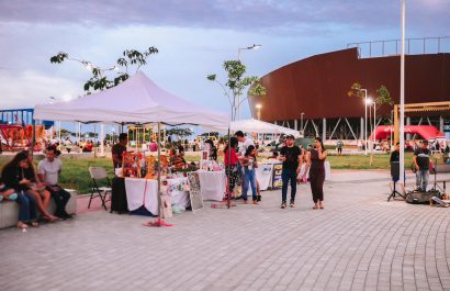 El parque Agustín Intriago atrae a 1.500 personas los fines de semana.
