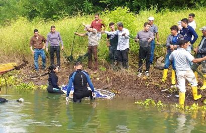 Agricultores ahogados en represa La Esperanza