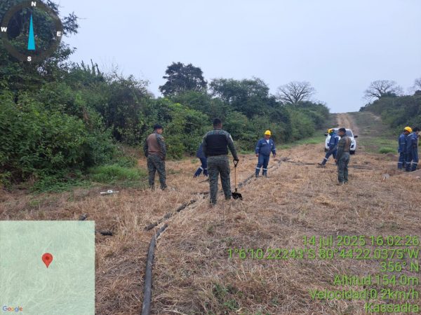 Militares descubrieron perforaciones en el poliducto desde donde robaban combustible.
