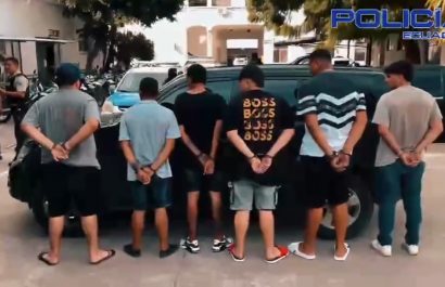 Seis hombres detenidos por estar implicados en un caso de "sacapintas".