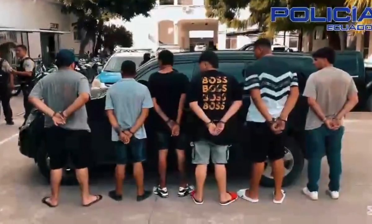 Seis hombres detenidos por estar implicados en un caso de "sacapintas".