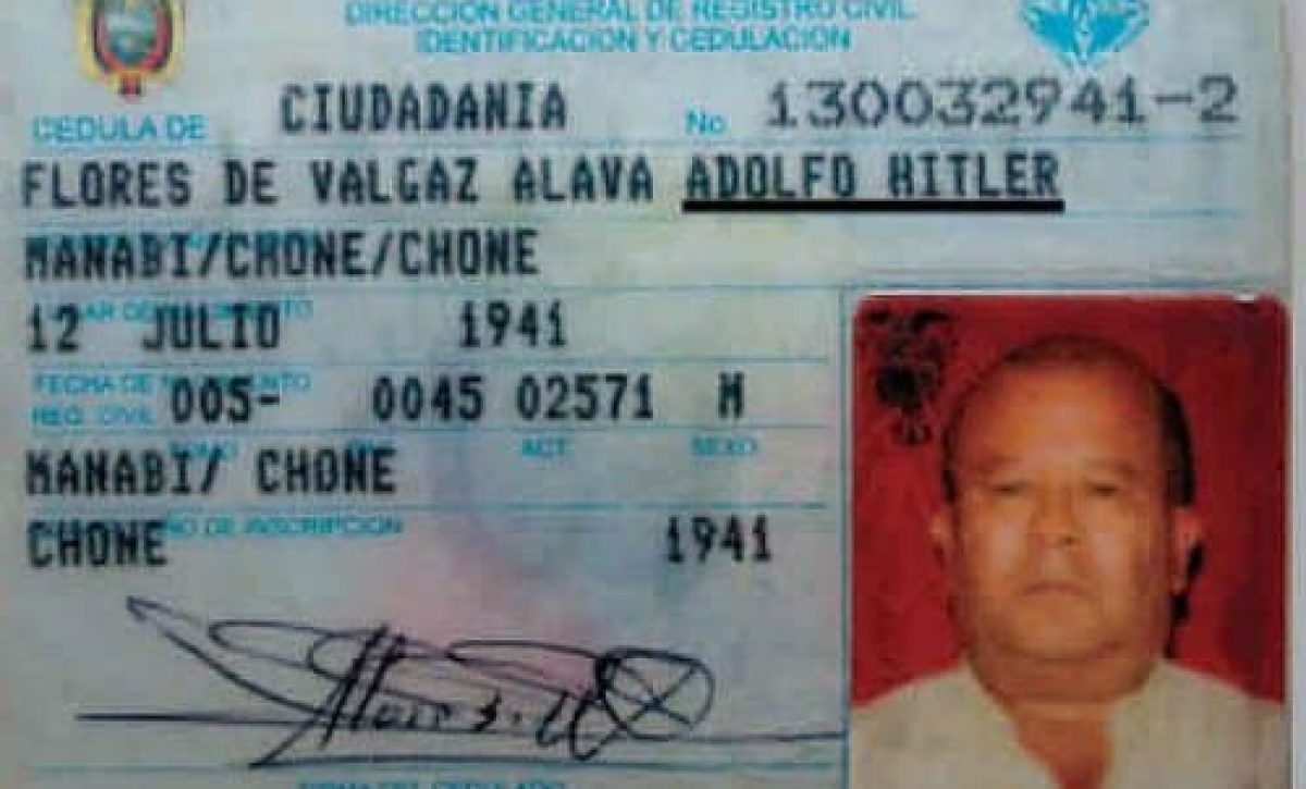 Estos son los nombres más raros que se registran en Manabí: algunos te sorprenderán