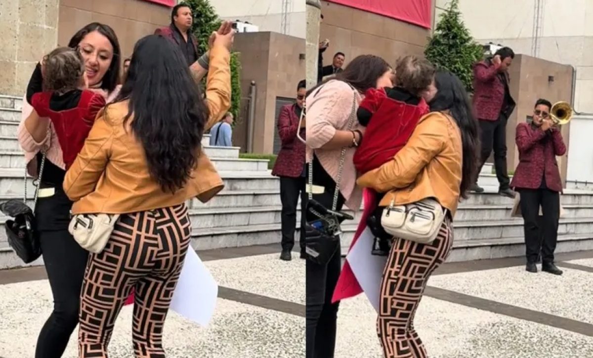 Mujer celebra su divorcio con banda en tribunal