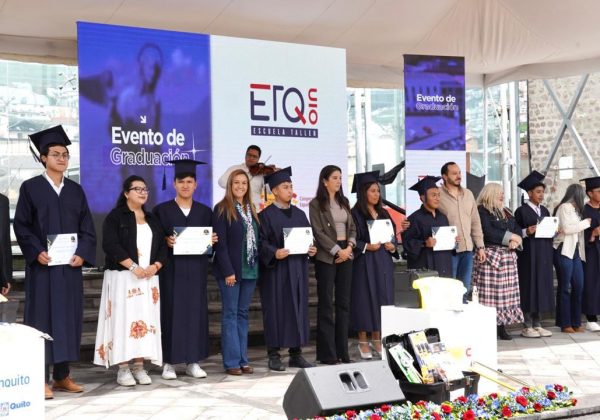 73 jóvenes culminan formación en la Escuela Taller Quito y fortalecen la reactivación económica