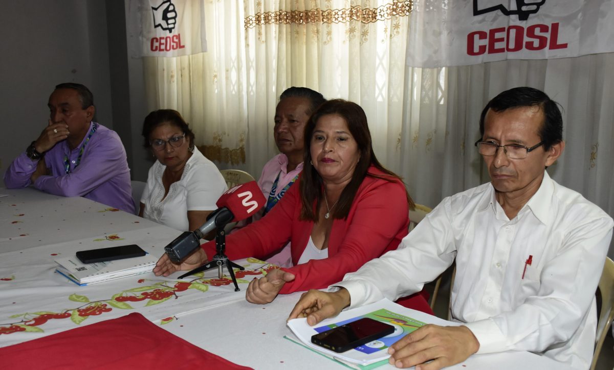 UNE TRABAJADORES MARCHA 1 DE MAYO